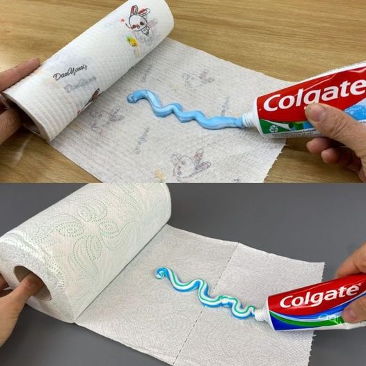 Toothpaste and Kitchen Paper: A Dynamic Duo for Cleaning