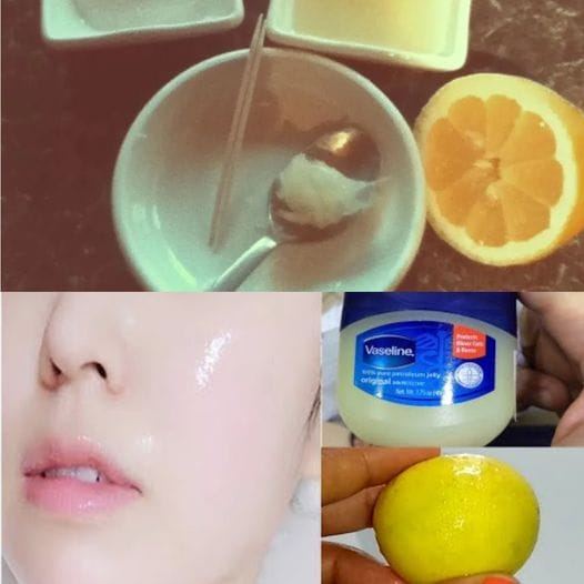 Lemon and Vaseline Skin Brightening & Anti-Wrinkle Cream