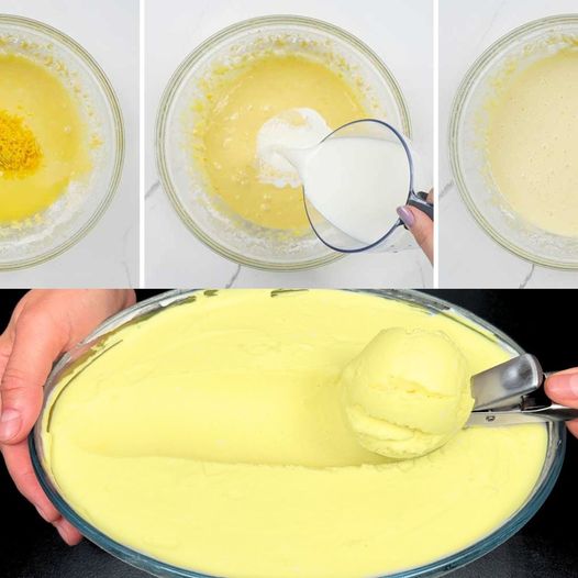 Lemon Ice Cream Recipe (No-Bake, Ready in 10 Minutes)