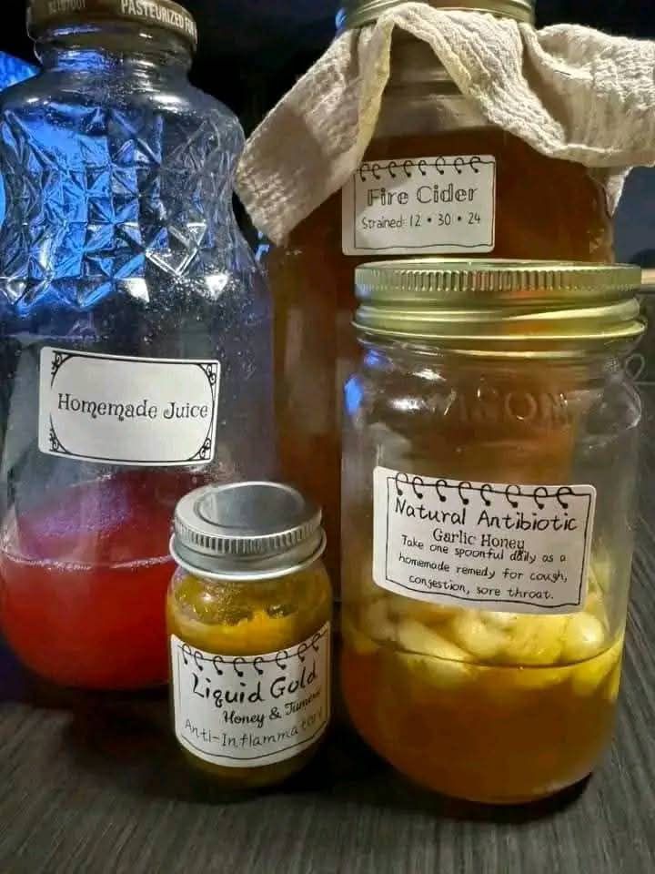 Homemade Fire Cider and Fruit Juice Elixir: A Delicious, Immune-Boosting Drink