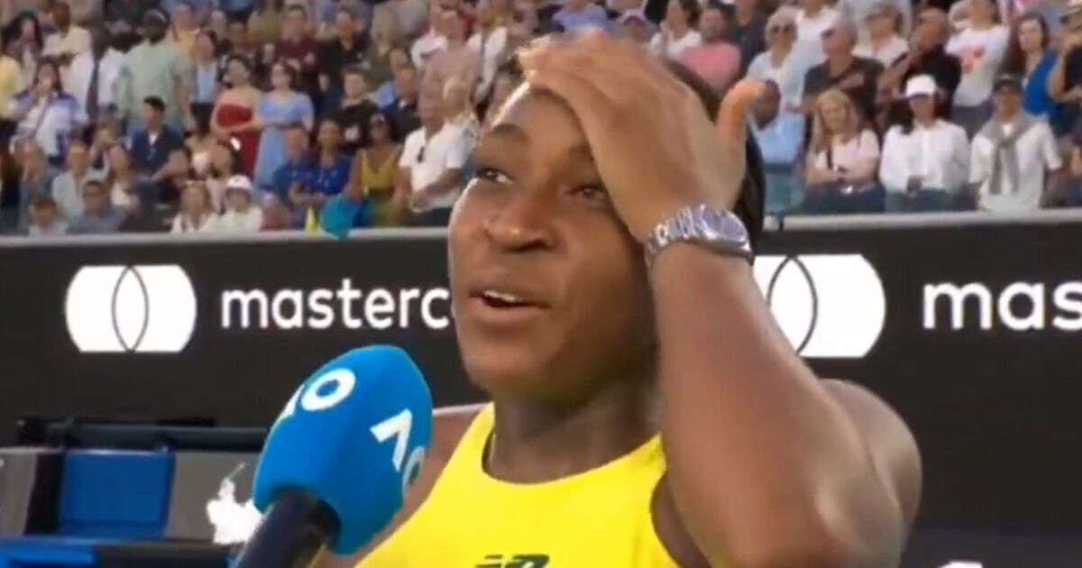 Coco Gauff’s on-court interview cut short as American apologises to Australian Open crowd