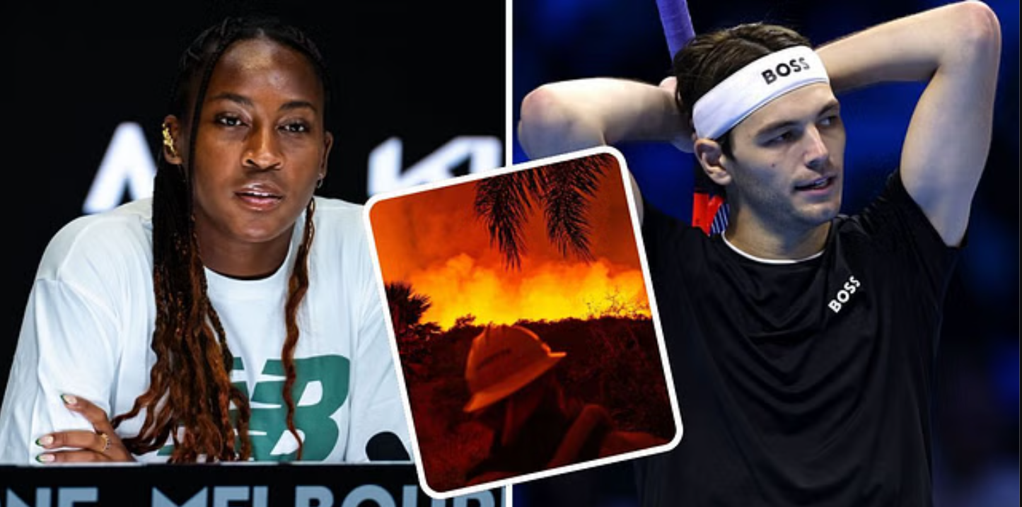 Coco Gauff & Taylor Fritz send emotional messages after LA wildfires wreak havoc with over $135 billion in reported damages