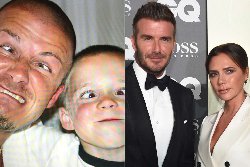 David and Victoria Beckham Share Adorable Throwback Snaps to Celebrate