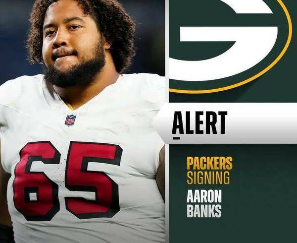Breaking: Packers Make Major Power Play, Inking Guard Aaron Banks to a Massive 4-Year, $77 Million Deal!