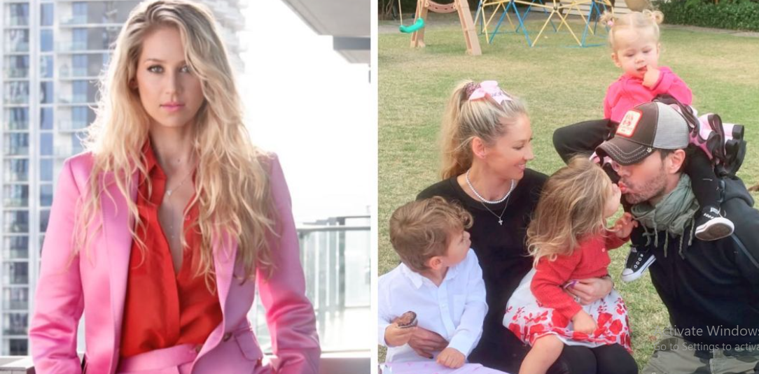 In Pictures: Anna Kournikova’s partner Enrique Iglesias seen fishing with their son Nicholas in Miami