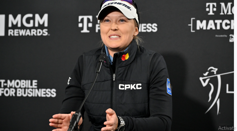 Canada’s Brooke Henderson win in another rout and Nelly Korda hangs on in LPGA Match Play