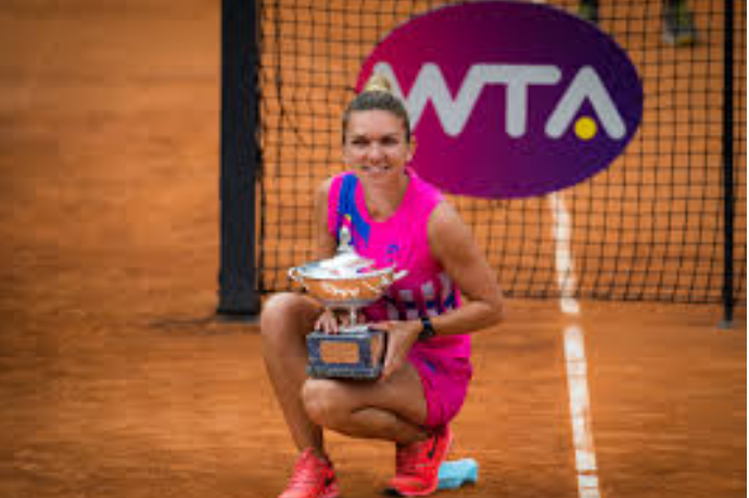 Simona Halep, back on court: at a tournament in Romania