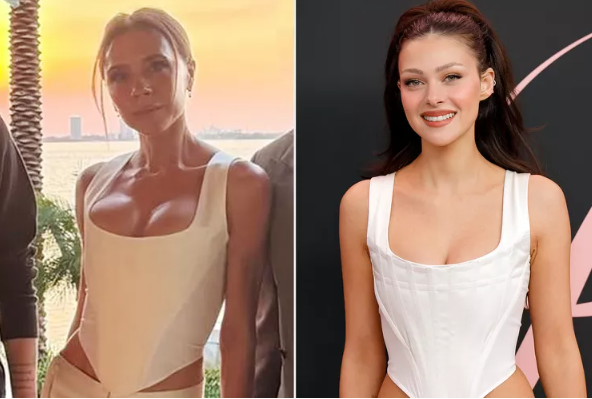 Victoria Beckham Celebrates 51st Birthday in White-Hot Corset Outfit That Daughter-in-Law Nicola Previously Wore
