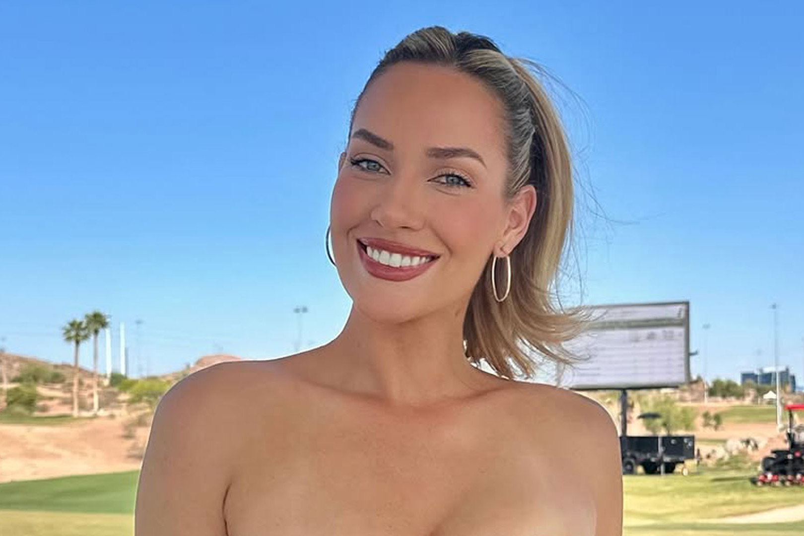 Paige Spiranac Breaks Internet in Backless Dress – Golf Fans Say “No One Watched the Swing!